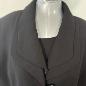 Jones Studio black dress, and jacket